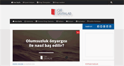 Desktop Screenshot of grisayfalar.com